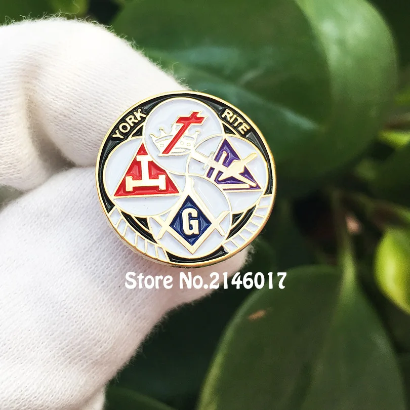 Заколки для лацканов Freemason 10 шт. металлические эмалированные броши и булавки в