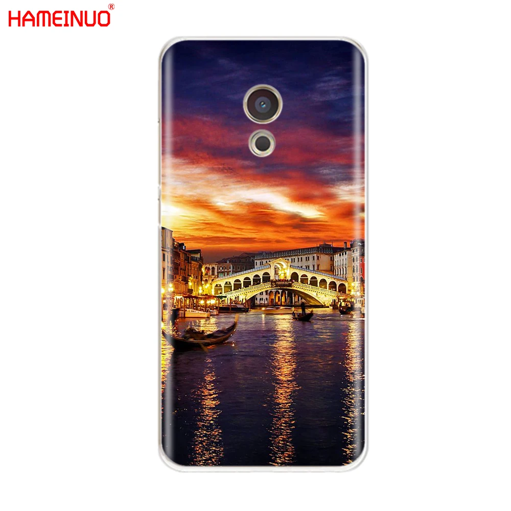 HAMEINUO итальянская ночь в Венеции чехол для телефона Meizu M6 M5 M5S M2 M3 M3S MX4 MX5 MX6 PRO 6 5 U10 U20