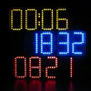 Large Screen Remote Clock Electronic DIY Kit Aluminum Cover and Acrylic backboard 3 colors remote can sell solely ► Photo 1/6