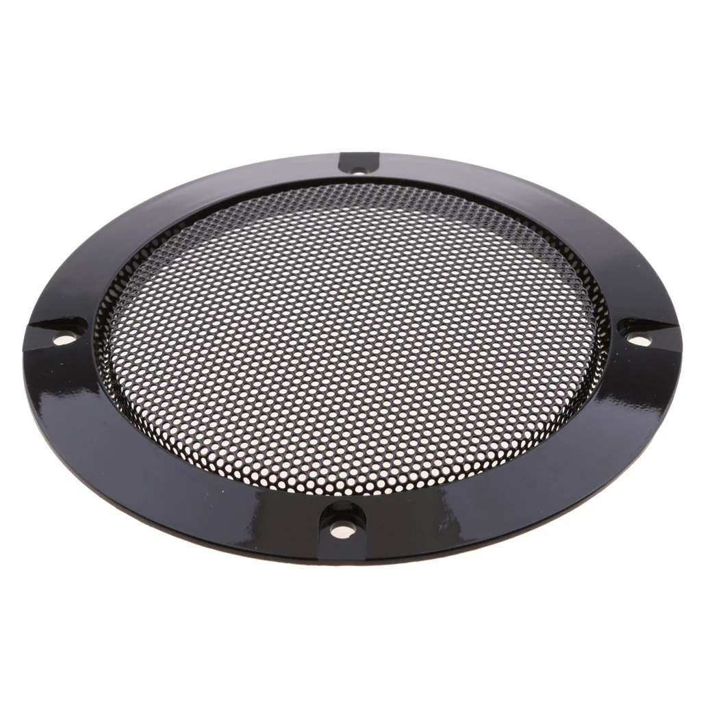 4 Inch Speaker Decorative Circle Cover Guard Protector with Protective Black Iron Grille Mesh