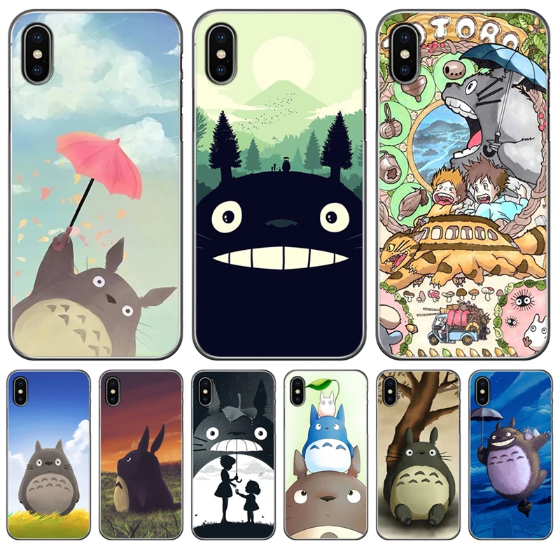 Милый чехол для телефона с изображением Тоторо из аниме Ghibli Миядзаки iPhone 5 5S SE 6 6S
