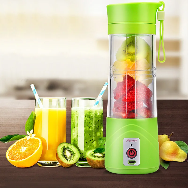 380ml USB Rechargeable Juicer Bottle Cup Juice Citrus Blender Lemon vegetables fruit Milkshake