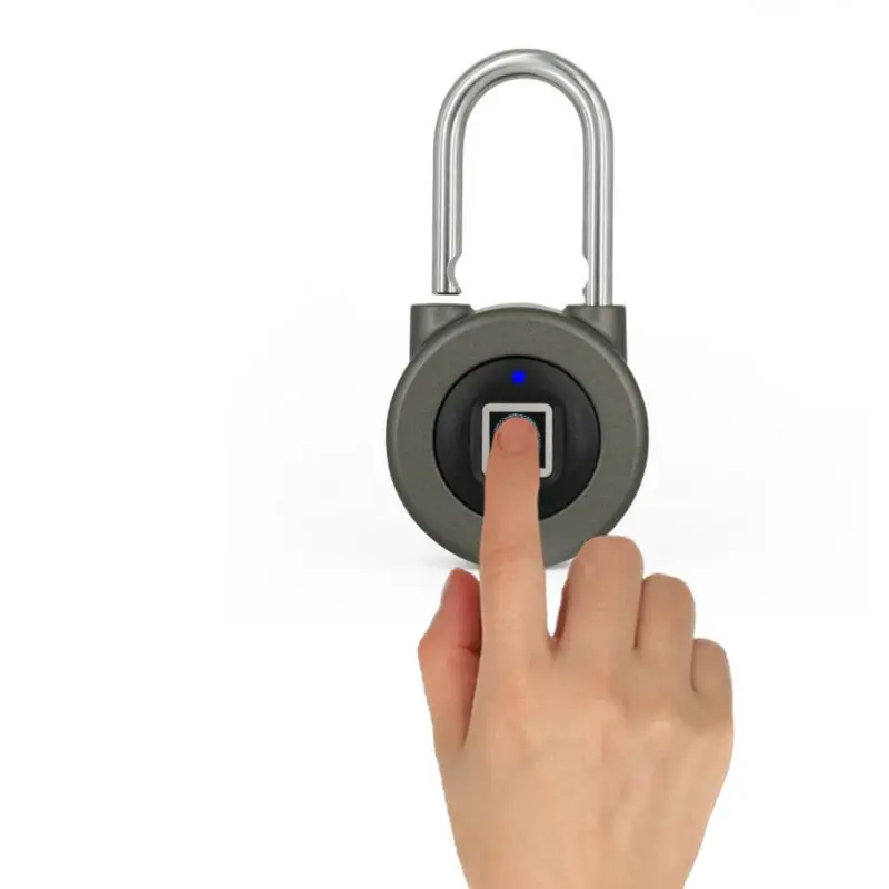 

Fingerprint Intelligent Electric Lock Waterproof APP Bluetooth Padlock Keyless Smart Lock Secure Door Locks Anti-theft For Andro