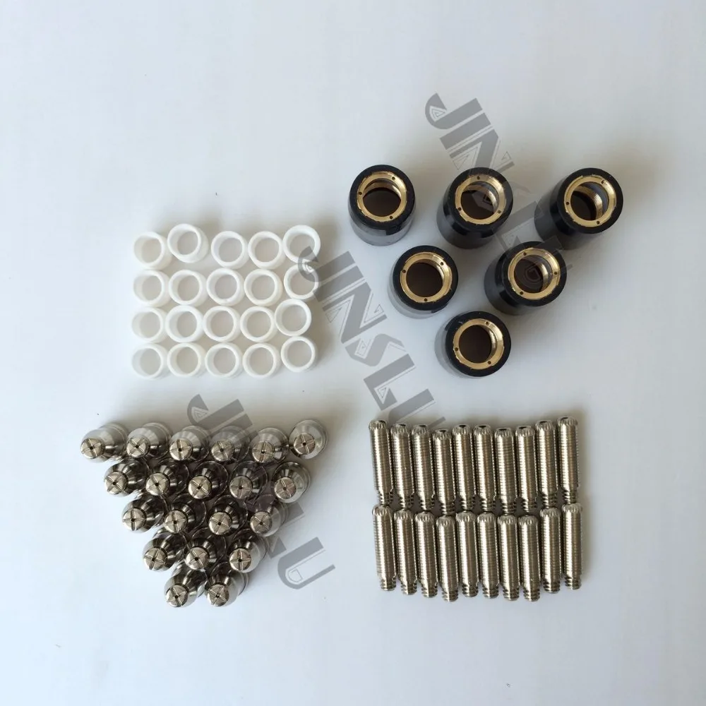 

Free shipping SG-51 Plasma cutting torch consumable collocation package Electrode/Gas diffuser/Tip/Shield cup