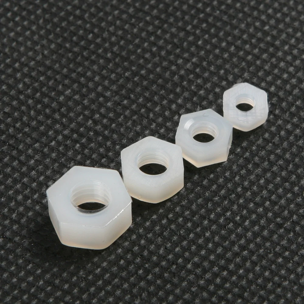 High Quality 80Pcs/Set Nuts Insulated Plastic Nylon Lock Nuts M3 M4 M5
