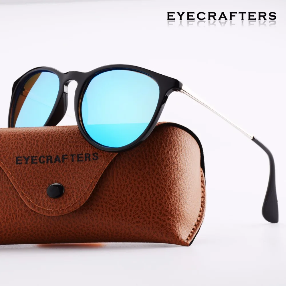 Брендовые дизайнерские поляризованные солнцезащитные очки, Женские Ретро Винтажные Солнцезащитные очки кошачий глаз, женские модные зеркальные очки черного цвета