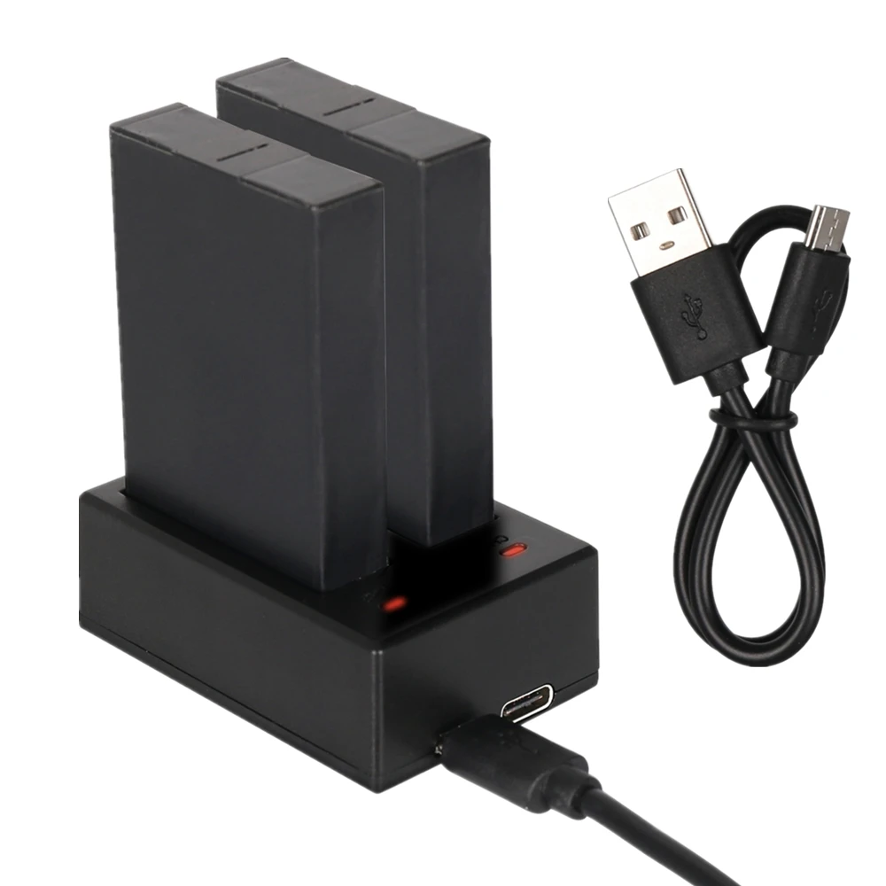 Dual Battery Fast Charging Charger Dock For Gopro Fusion 360