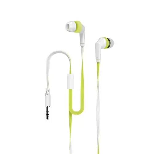 Talius гарнитура EA 1001 Intrauricular Cable 1 2 m Jack 3 5 &quot плоский кабель зеленый/белый| |