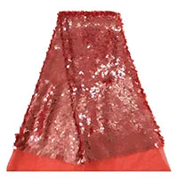 Me-dusa блестки вышитые ткани африканские кружева свадебное платье DIY Новое поступление - Цвет: color 1