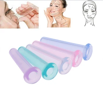 

Randomly Color!!! 1PC Facial Face Eye Anti Age Silicone Lifting Cupping Cups Health Care Useful Massage Beauty Accessorices