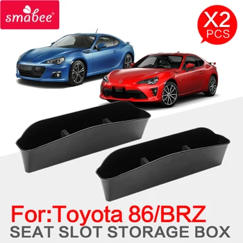 

SMABEE Seat Slit Storage Box / Bag For Toyota 86 Subaru BRZ Seat Atorage Box Car Seat gap storage box ABS Interior Accessories