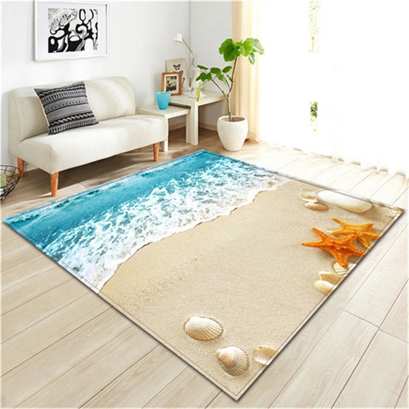 

Large Home Hotel Bedroom Carpet Big Size Decorative Solid Rectangle Machine Washable Anti Slip Soft Parlor Floor Play Mat