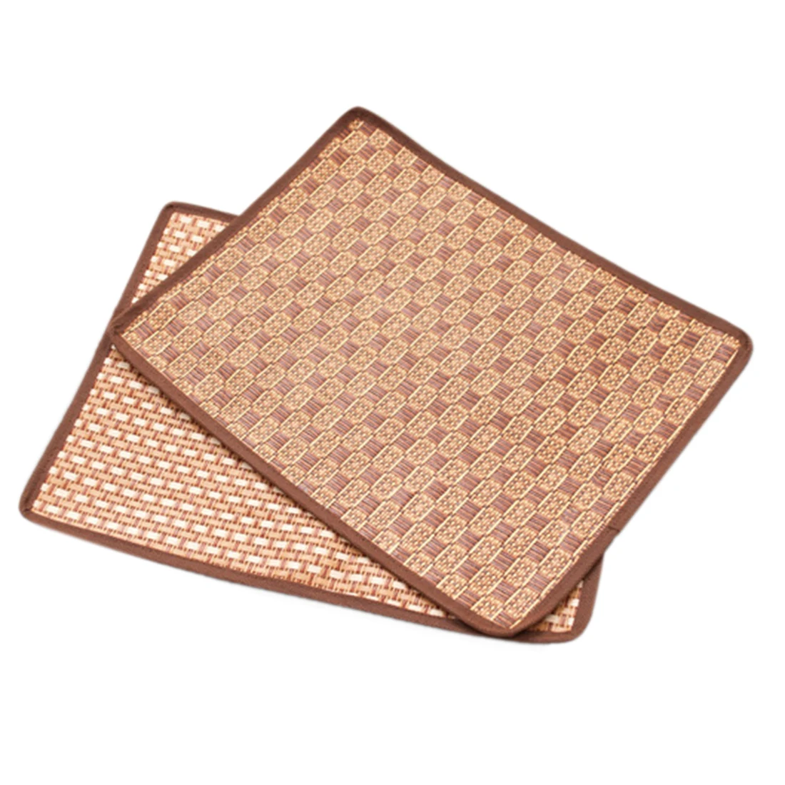 

Pet Hot Summer Cooling Bed Multiuse Tatami Bamboo Cozy Sleep Pad Dog Cat Seat Mat - Color Random L