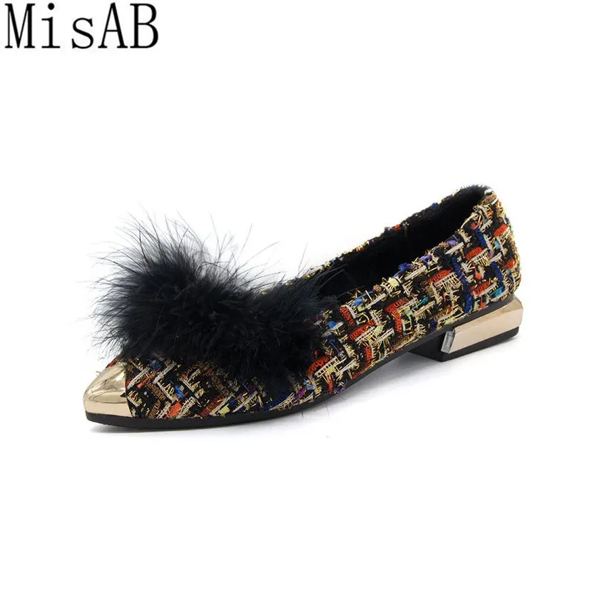 womens tweed flats