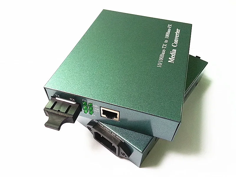 10/100M single mode fiber optic transceiver to RJ45 TCP/IP