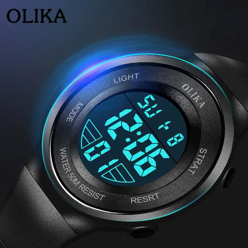 

high quality Women watch outdoor timing multi-function Watches Children Waterproof clock children LED Student Girls sports watch
