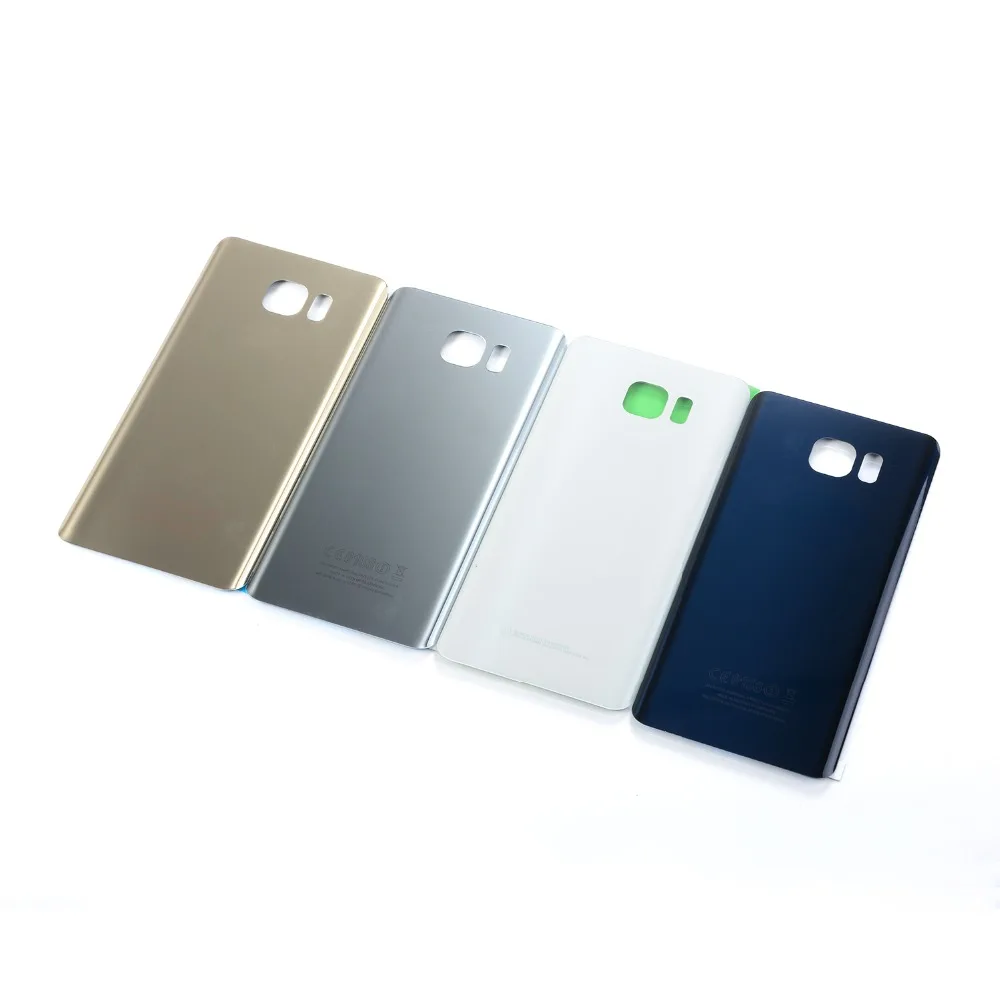 Для Samsung Galaxy Note5 Note 5 N920 N920F Крышка батарейного отсека задняя стеклянная крышка +