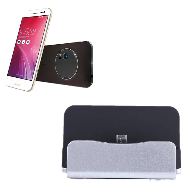 

JIATEXIN Desktop Data Sync USB Cable Dock Charger Station For ASUS ZenFone Zoom ZX551ML/ZenFone Zoom ZX550 Micro Charging Dock