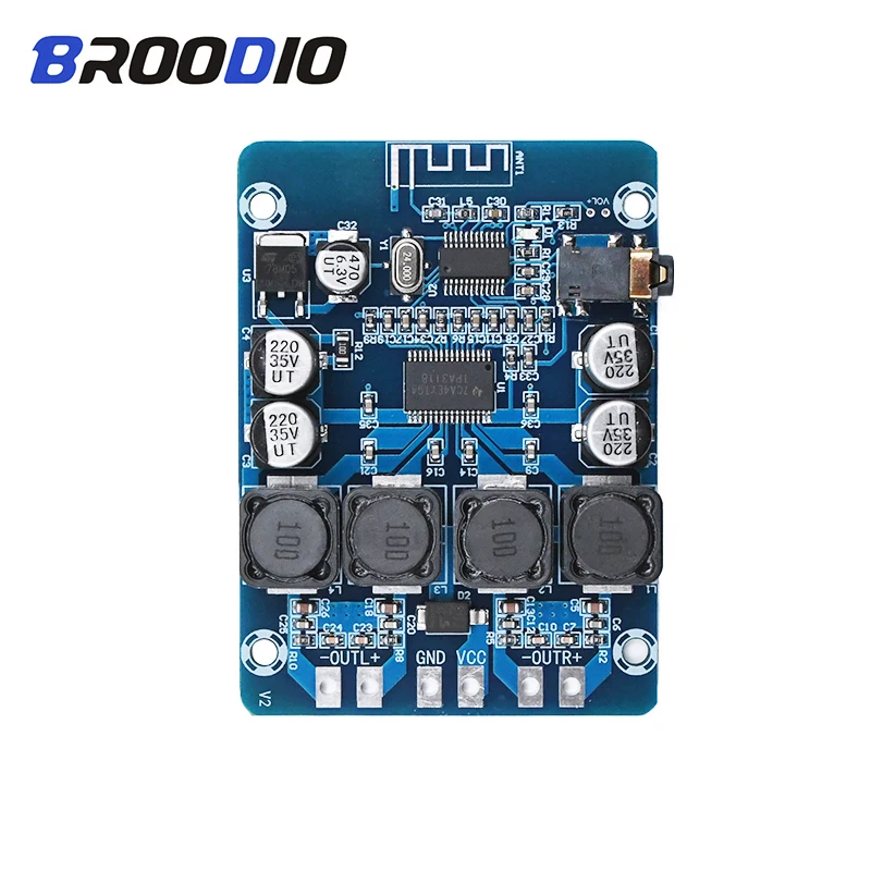 

TPA3118 Bluetooth Digital Power Amplifier Board Audio Amplifiers Module Dual Channel 2*45W Stereo Amplificador DIY For Speakers