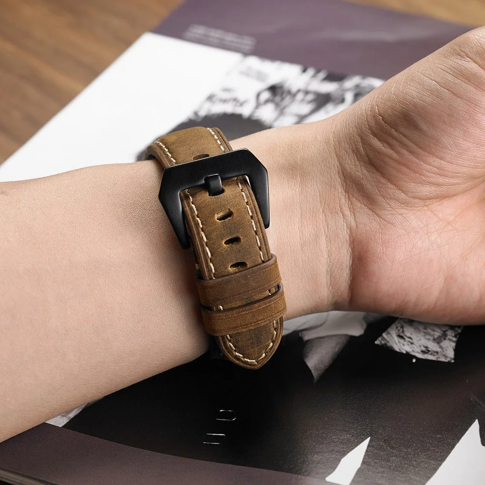 22mm-Universal-Watch-Band-Straps-Genuine-leather-Quick-Release-Pins-For-Samsung-Gear-S3-Frontier-Classic
