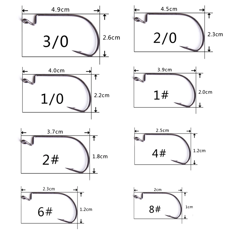 50 шт./лот рыболовные крючки из высокоуглеродистой стали 2#4#6#8# кривошипный крючок Приманка червь Pesca для мягкой приманки снасти Высокое качество аксессуары