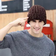 Зима теплая вязаная Кепки Размеры Регулируемая зима Шапки для Для мужчин или Дамская Мода Популярные шапка Skullies Беспроводная bluetooth-шляпа