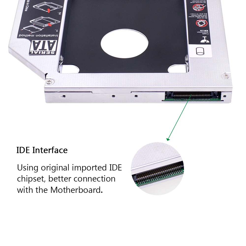 CHIPAL PATA IDE для SATA 3,0 2nd HDD Caddy 12,7 мм для 2," 2 ТБ чехол для SSD, HDD корпус для ноутбука CD-ROM DVD-ROM Оптический отсек