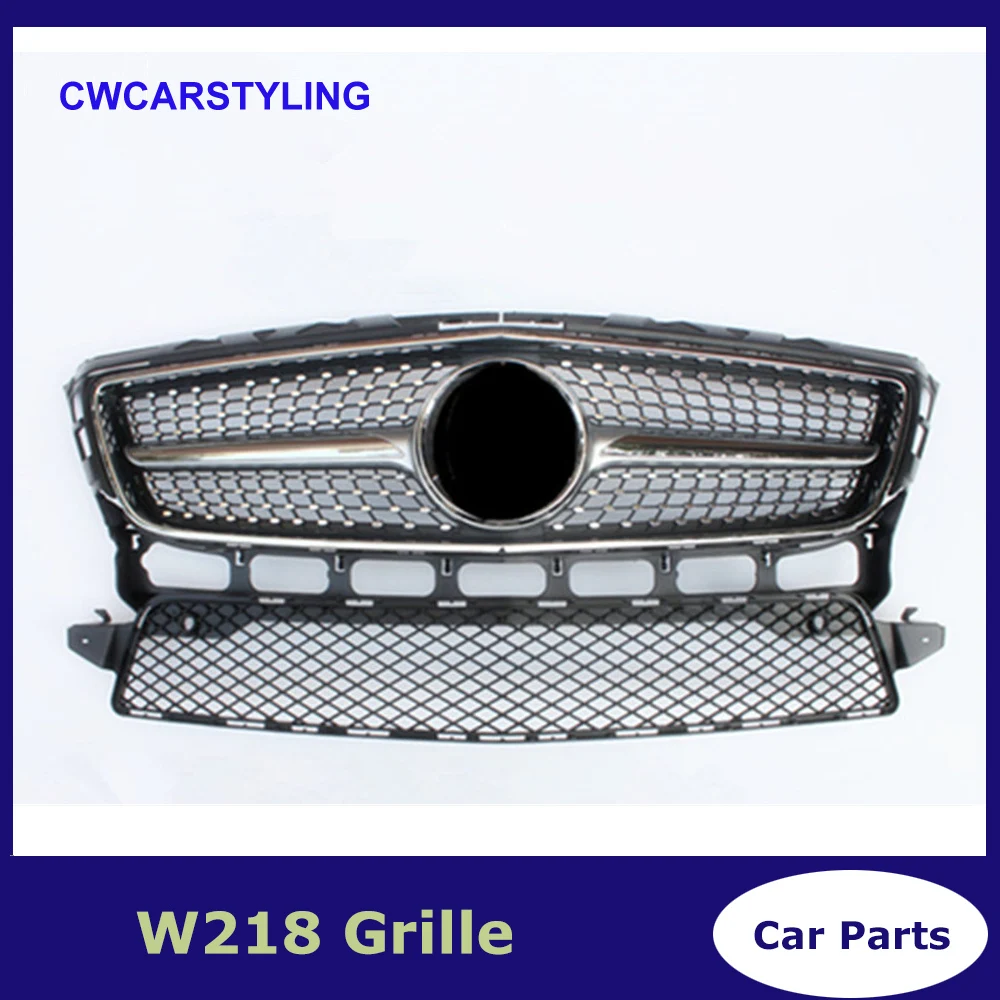 Diamond Style design replacement ABS Front grill mesh for Mercedes 2012