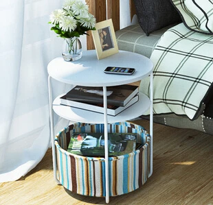 Mobile sofa tea table