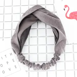 Hairbands женщины Grils Vintage Вязание витая завязывают повязка цветочный широкие ленты для волос Головные уборы Интимные аксессуары yms016