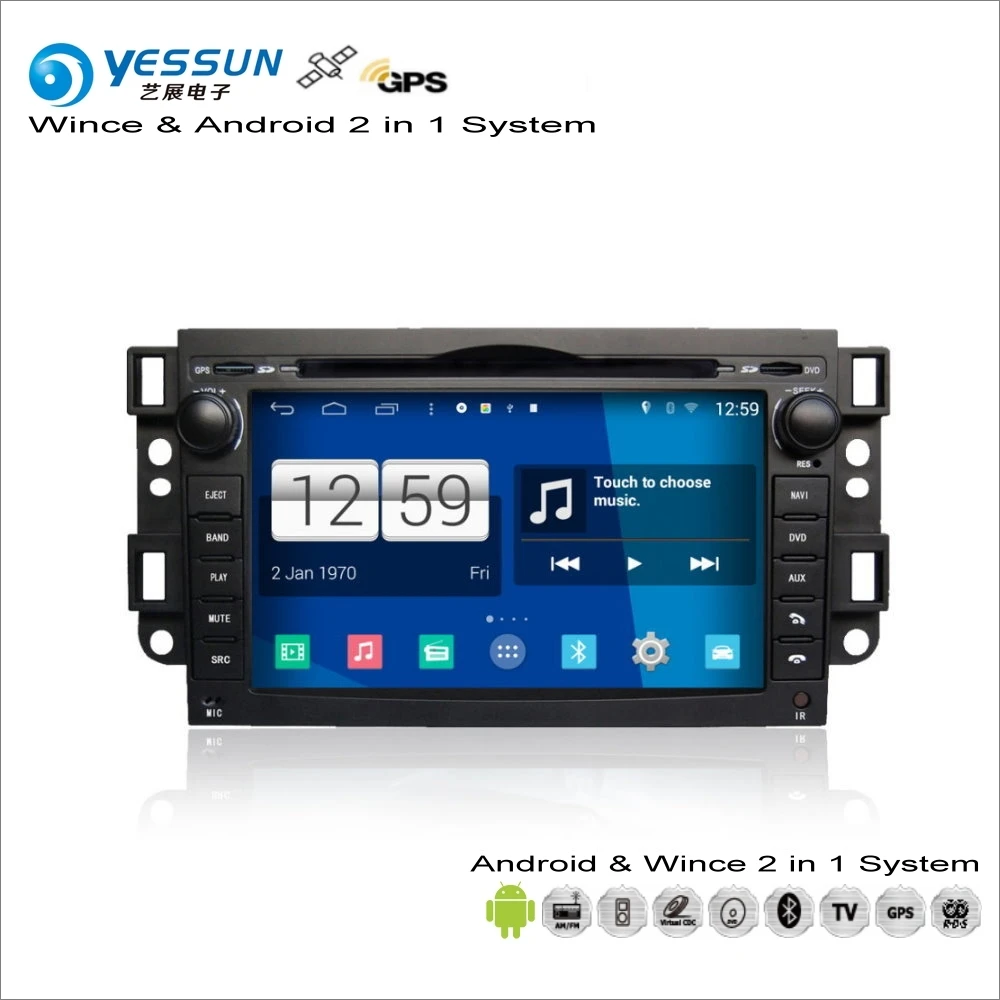Cheap YESSUN For Chevrolet Captiva / Epica 2006~2012 Car Android Multimedia Radio CD DVD Player GPS Map Navigation Audio Video Stereo 2