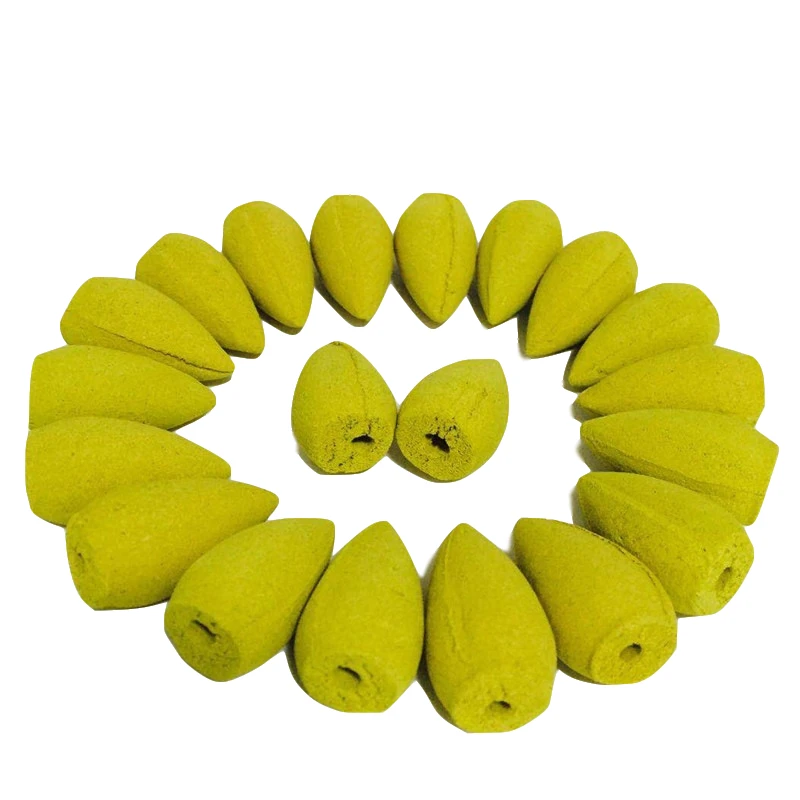 9 Kinds of Fragrance Chinese Backflow Incense Cones Lily Rose Lavender Mint Carnation Jasmine Green Tea Back Flow Incense 10pcs  (9)