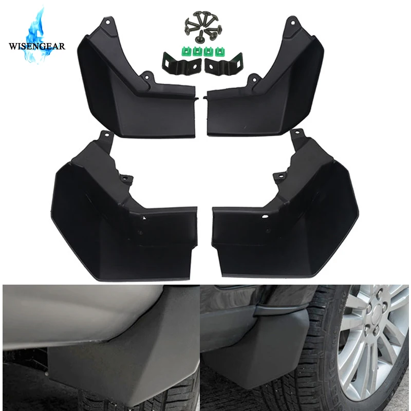 

4x Mud Flaps Splash Guards For Land Rover Discovery 4 LR4 2009-2016 VPLAP0017 CAS500010PCL Front Rear Mudflap Fender WISENGEAR /