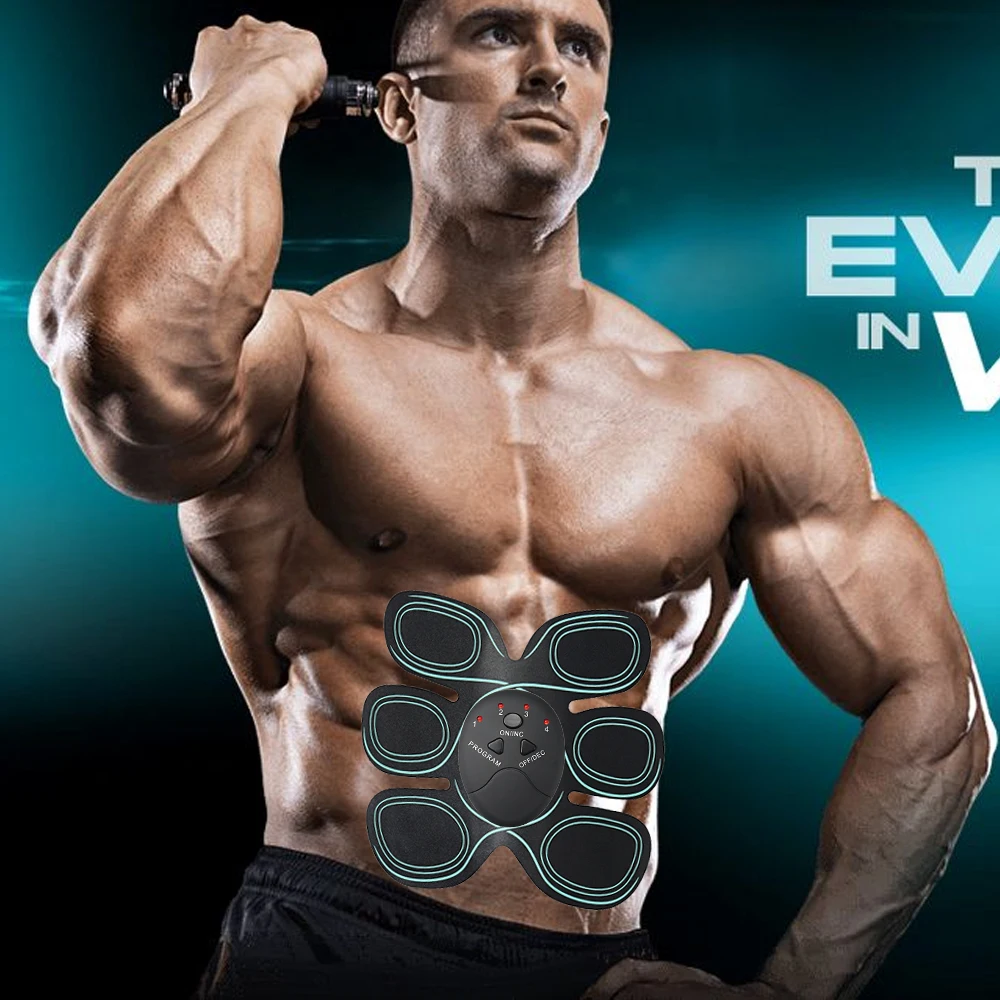 

Abdominal Muscle Trainer Burning Exerciser Body Building Fitness Muscle Stimulator Body Slimming Fat Electric Muscle Training