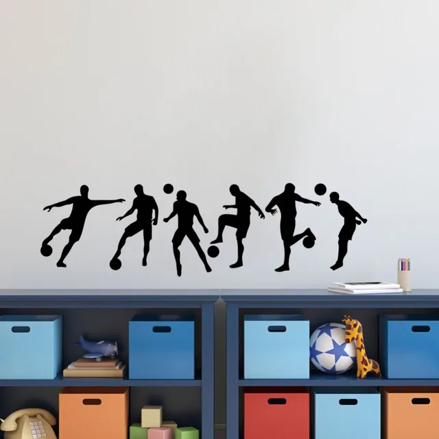 Buy Soccer Sportsman Diy Vinyl Wall Sticker Boys