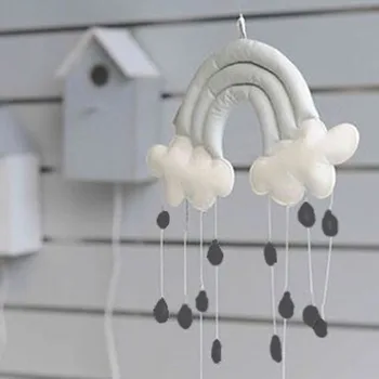 

1pcs Kids Play Tent Decoration Tent Props Raining Clouds Baby Bed Hanging Toys Baby Room Children Crib Hanging Decoration