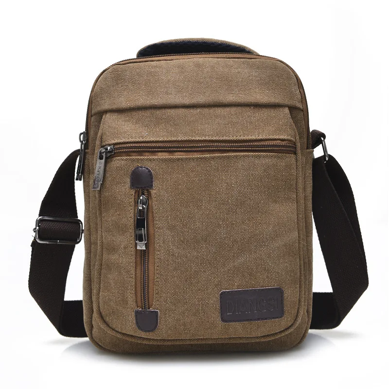

Men Male Casual Multifunctional Fanny Bag Casual Canvas Men and Women Bag Small Capacity Women Handbag Shoulder Bag High Quality