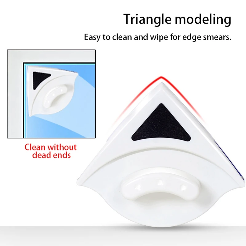 Полезный магнитный очиститель для окон, двухсторонний стеклоочиститель, полезная поверхность, щетка для протирания стекла, Магнитная Щетка для стекла