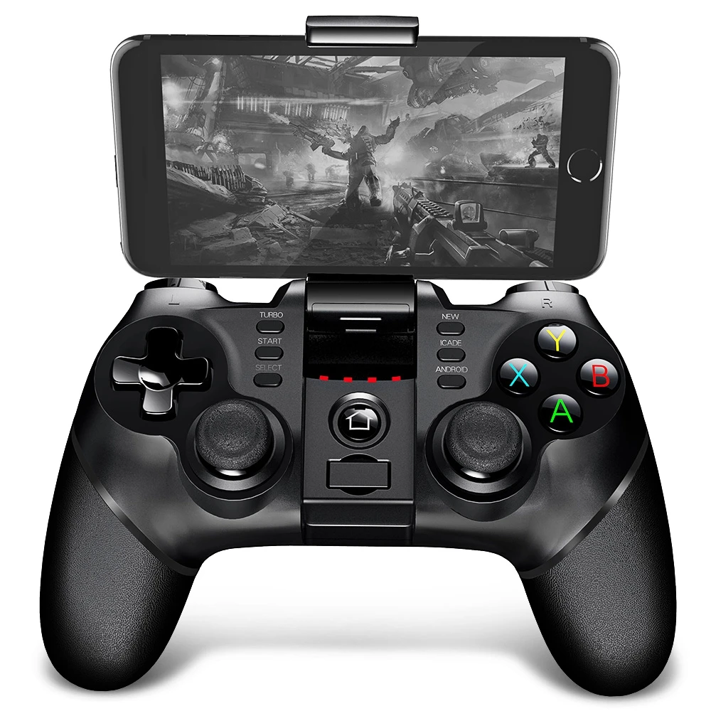 iPega PG - 9076 9077 Wireless Bluetooth Gamepad 2.4G Bracket Joystick Android Win Game Console Player For SmartPhone PS3