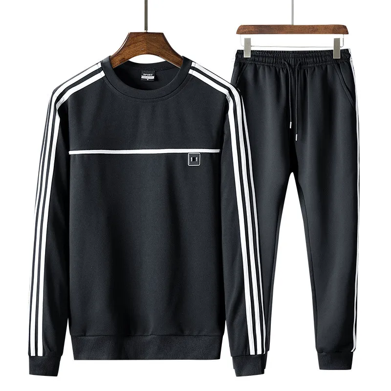 

New Arrival Men's Sets Spring And Autumn Hoodies Two Piece Sweatshirt+Pants 2018 Fashion Sportswear Casual Tracksuit Male