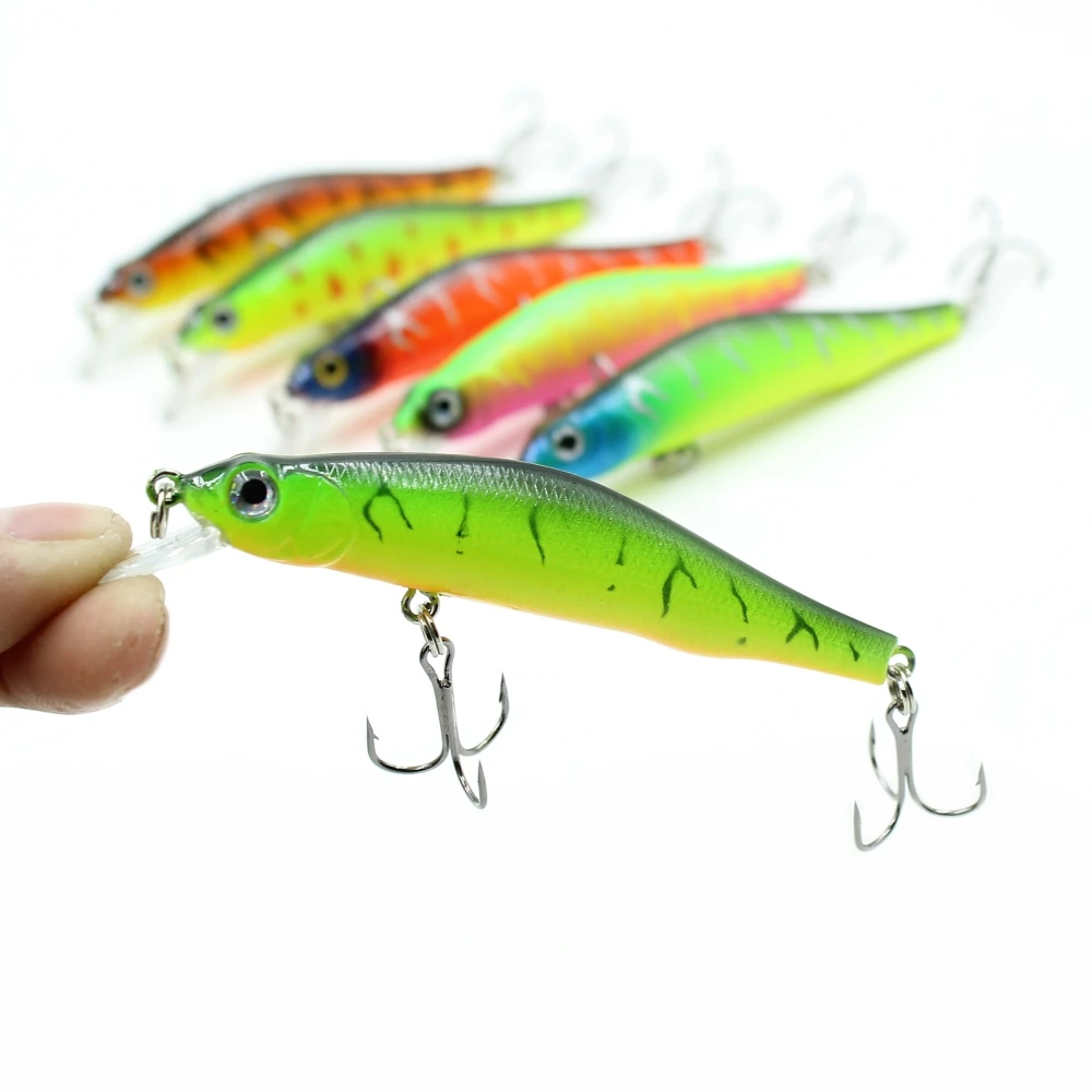 

1pcs Wobblers Minnow Fishing Lure 9cm 8.5g sinking Crankbait Artificial Plastic Hard Bait 3D Eyes Pesca Isca Fishing Tackle