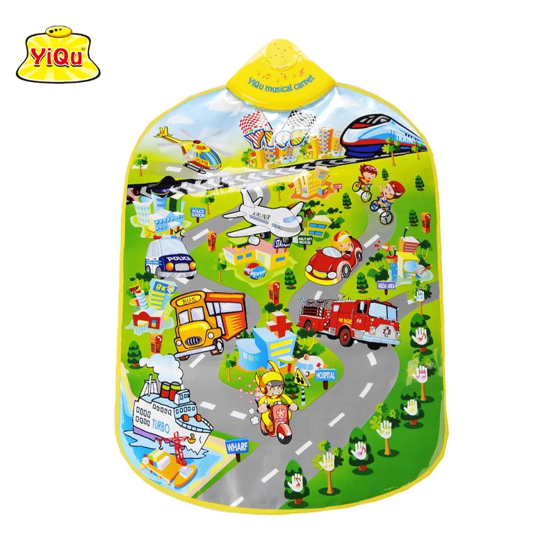 Yiqu Trafic Outil Bebe Tapis De Jeu Gym Voyage Musical Tapis Enfants Ramper Tapis Pour Enfants L Education Jouent Tapis Etanche Voitures Aliexpress