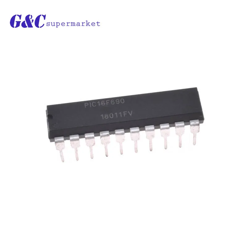 PIC16F690-I/P PIC16F690 8 бит Микроконтроллер DIP20 микроконтроллер MCU | Электронные
