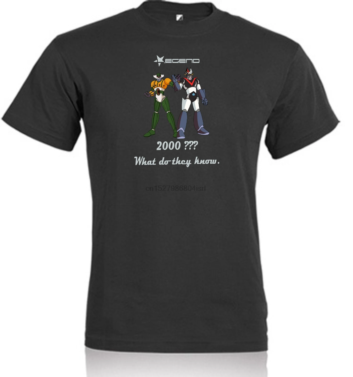 

T-SHIRT LEGEND JEEG ROBOT MAZINGA CHE NE SANNO I 2000 MAGLIETTA casual UOMO