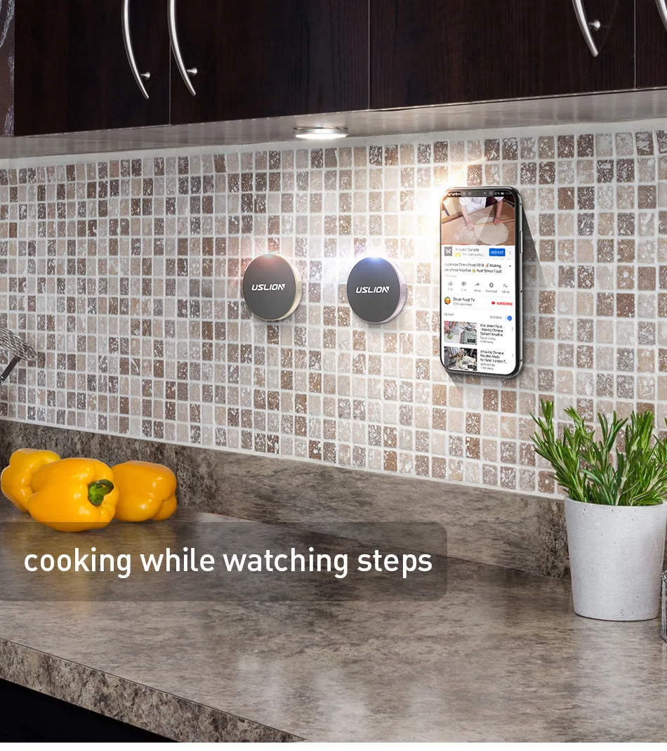 Универсальный автомобильный магнитный держатель для телефона USLION для iPhone, samsung, Xiaomi, магнитная наклейка, подставка для мобильного телефона, автомобильный держатель