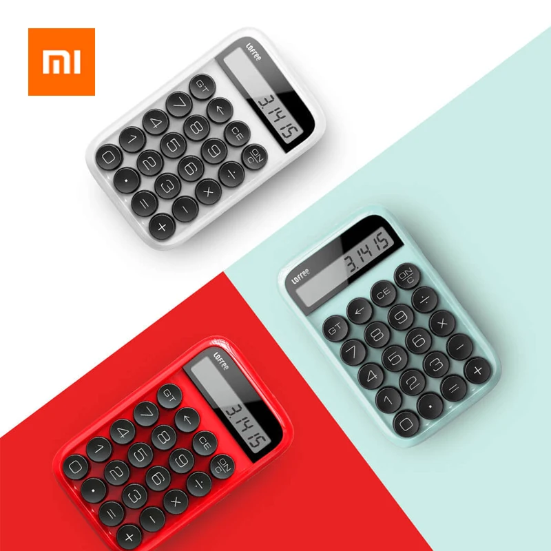 Xiaomi المحمولة حاسبة خمر 20-مفتاح الميكانيكية Caculator انفصال غرار Keycap اغلاق ذكي طالب مكتب حساب Xiaomi المحمولة حاسبة خمر 20-مفتاح الميكانيكية Caculator انفصال غرار Keycap اغلاق ذكي طالب مكتب حساب