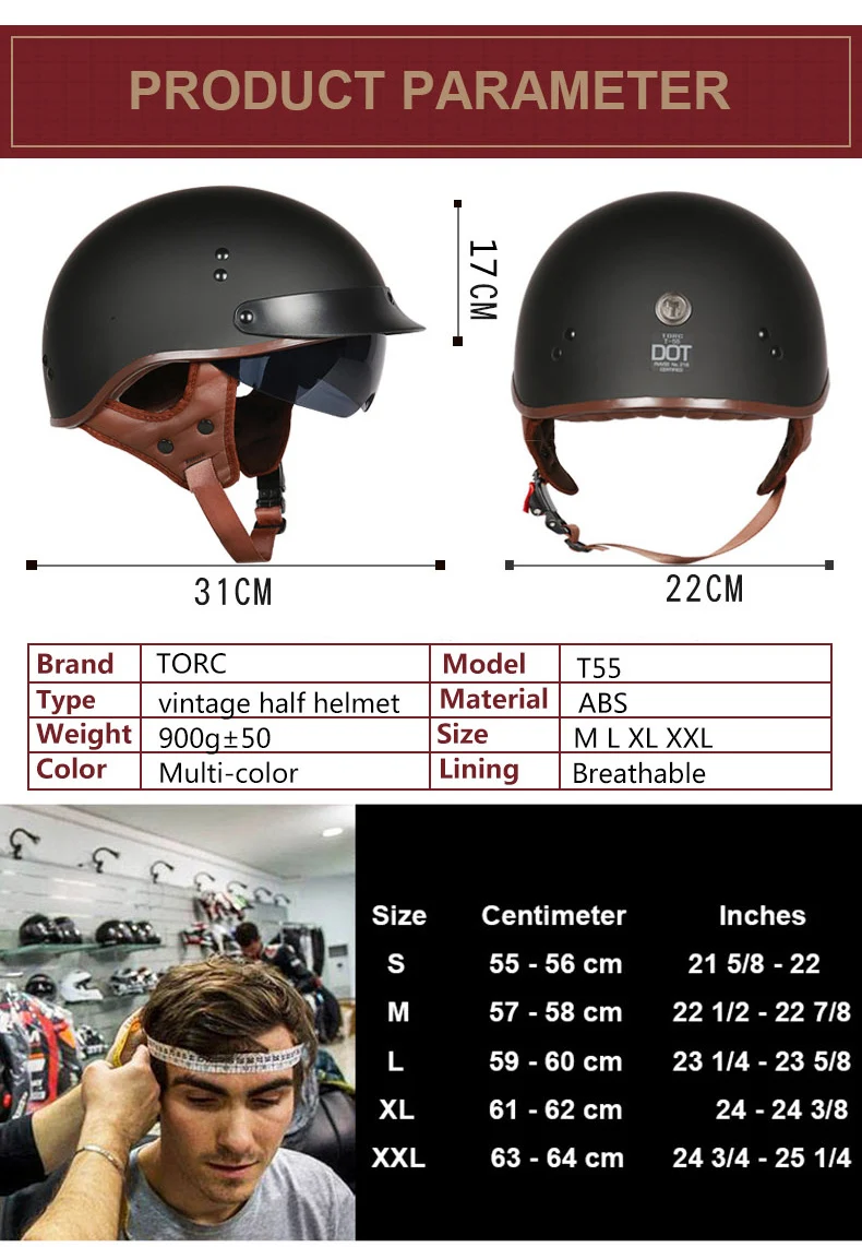 TORC винтажный летний полушлем с козырьком T55 Ретро мото rcycle шлем jet capacete мотоциклетный шлем DOT Lucky 13 skull