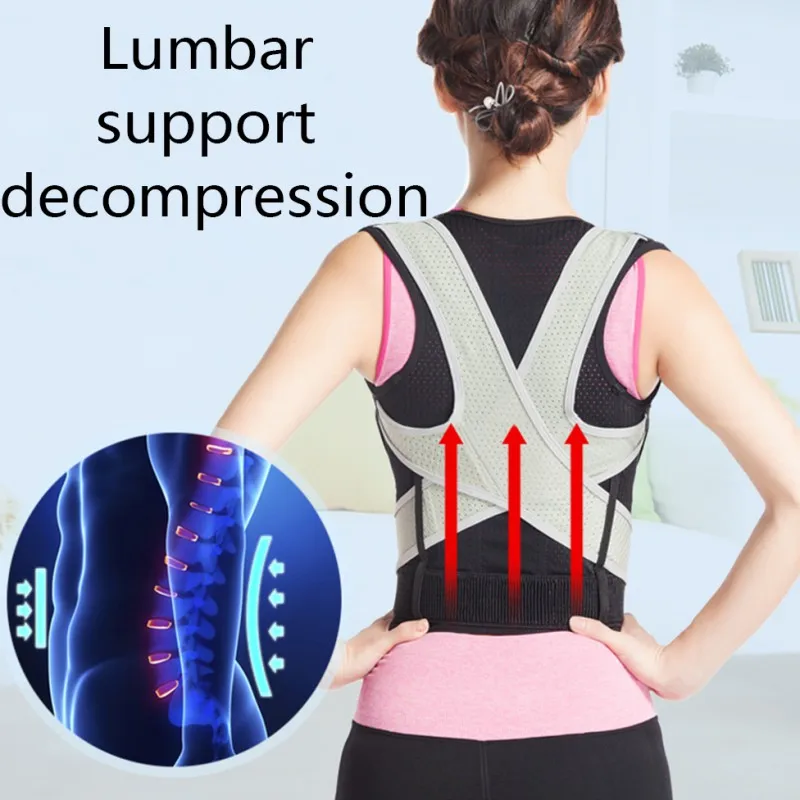 Ортопедическая поза Kyphosis корректор для коррекции талии спины и плеч мужчин