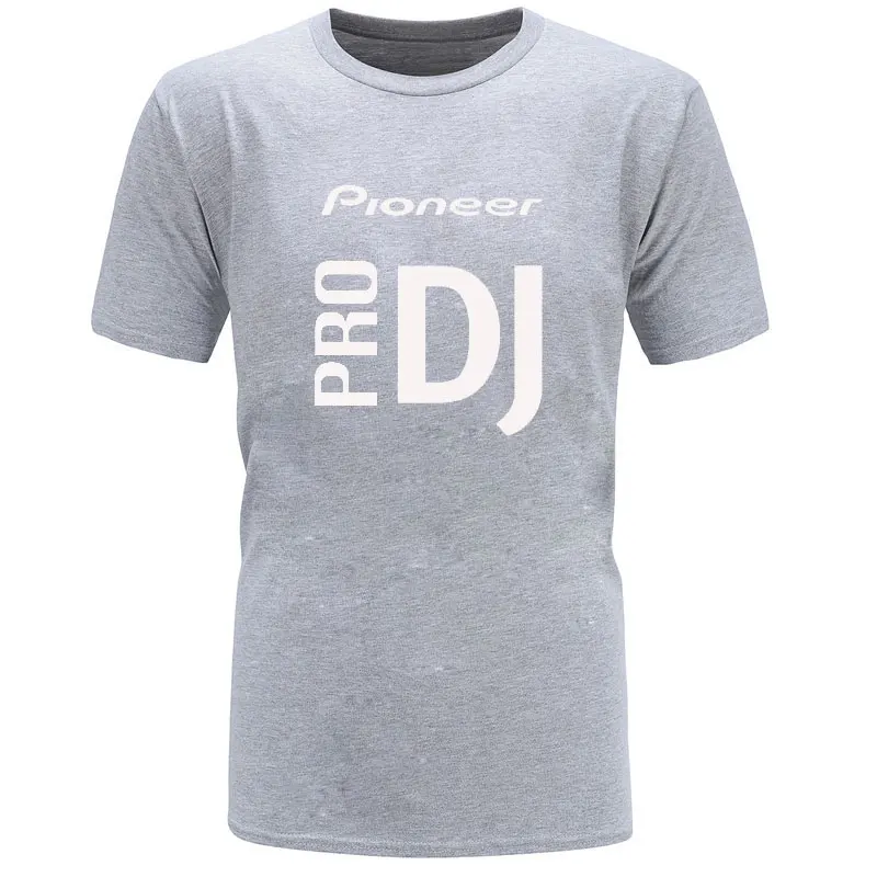 Брендовая Футболка мужская Новая мода Pioneer DJ PRO с буквенным принтом модные футболки с круглым вырезом Мужская футболка с коротким рукавом - Цвет: 17
