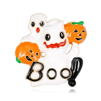 

cute Halloween Festival Enamel Ghost Pumpkin brooch Pin jewelry